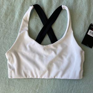 New Balance Fuel Sports Bra Black and White NWT